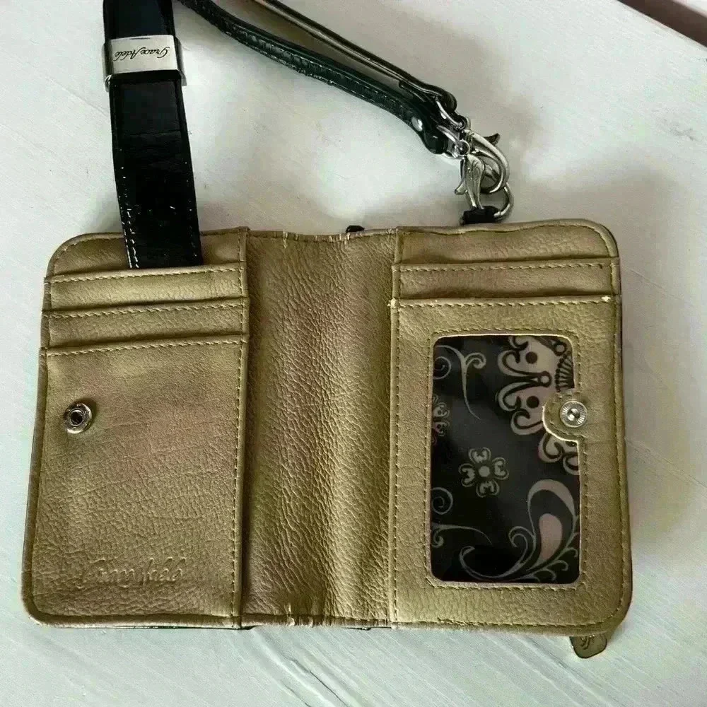 Grace Adele Wallet Wristlet Coin-purse Cardholder (Faux) Soft Patent Leather